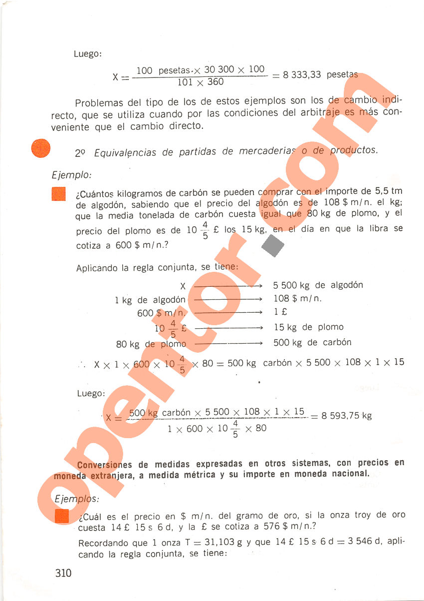 Aritmética de Repetto 2 - Página 310