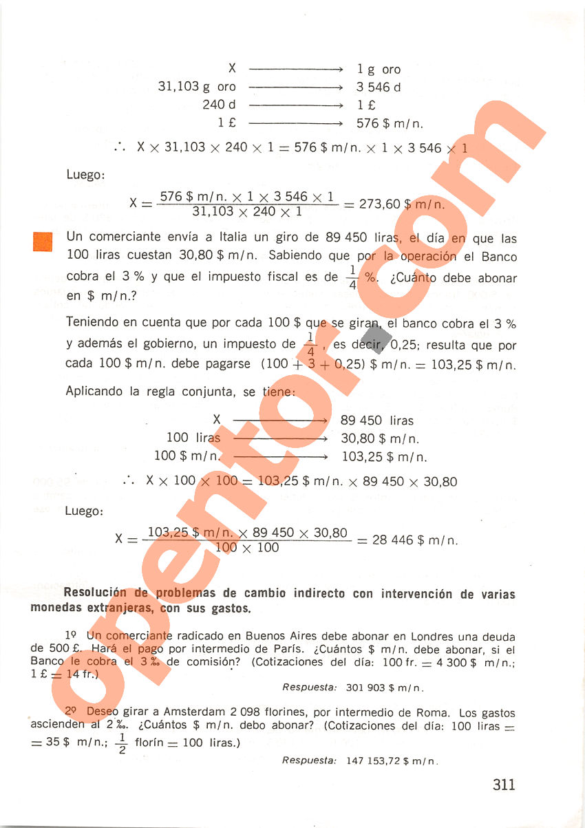 Aritmética de Repetto 2 - Página 311