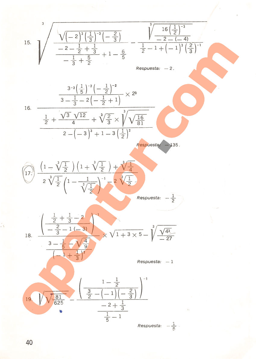 Aritmética de Repetto 3 - Página 40