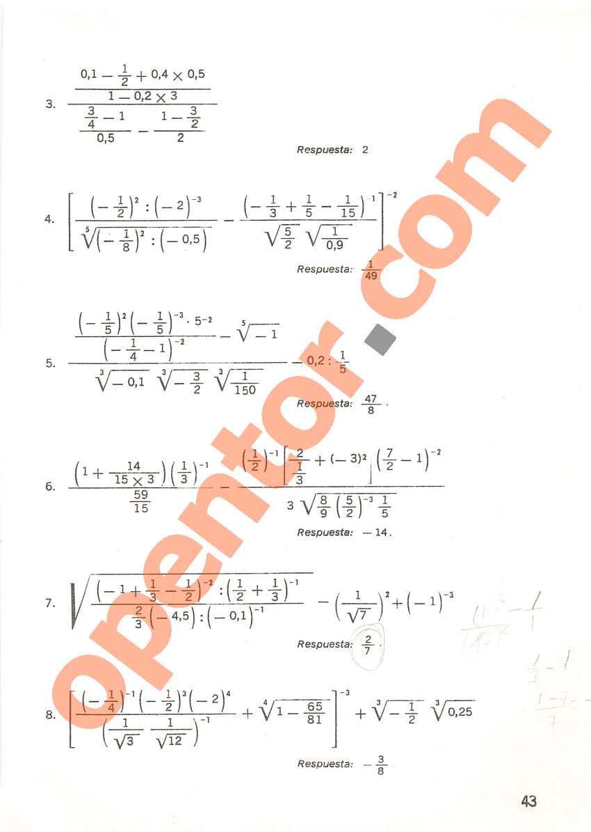 Aritmética de Repetto 3 - Página 43