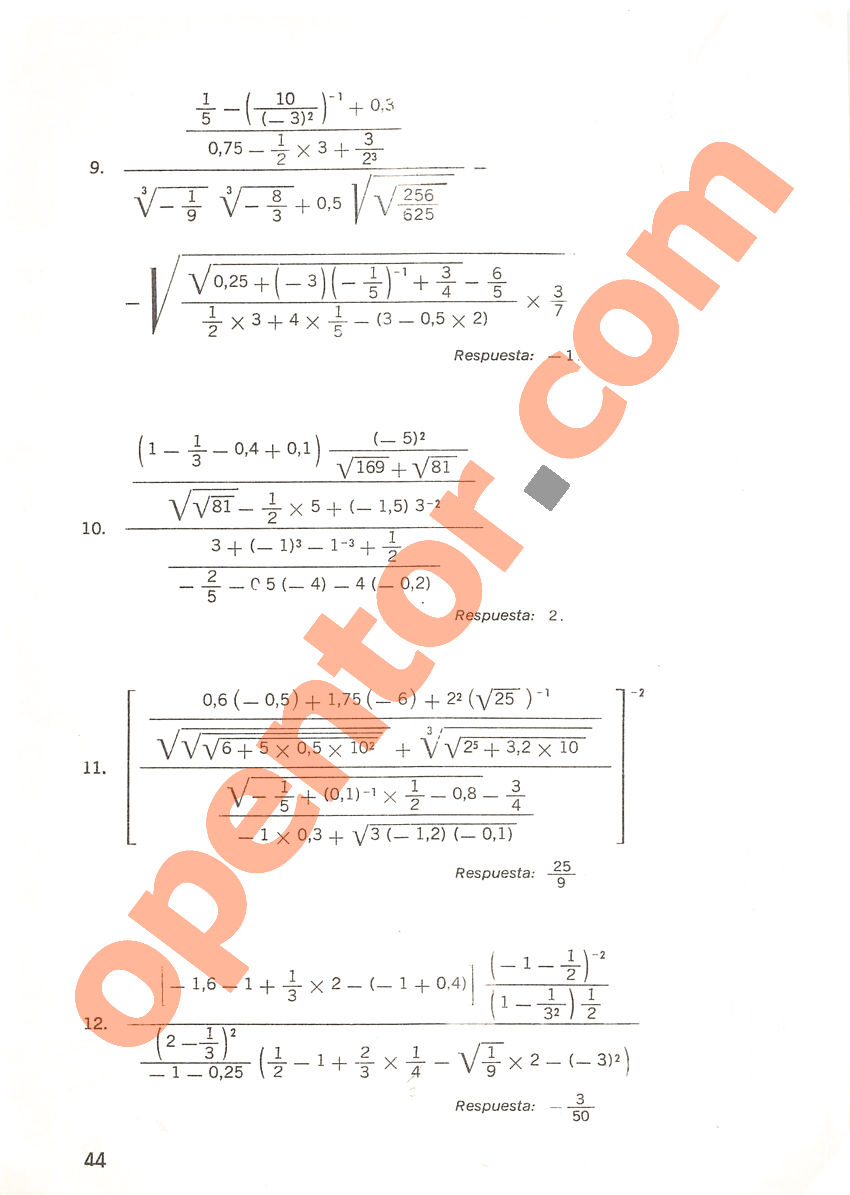 Aritmética de Repetto 3 - Página 44