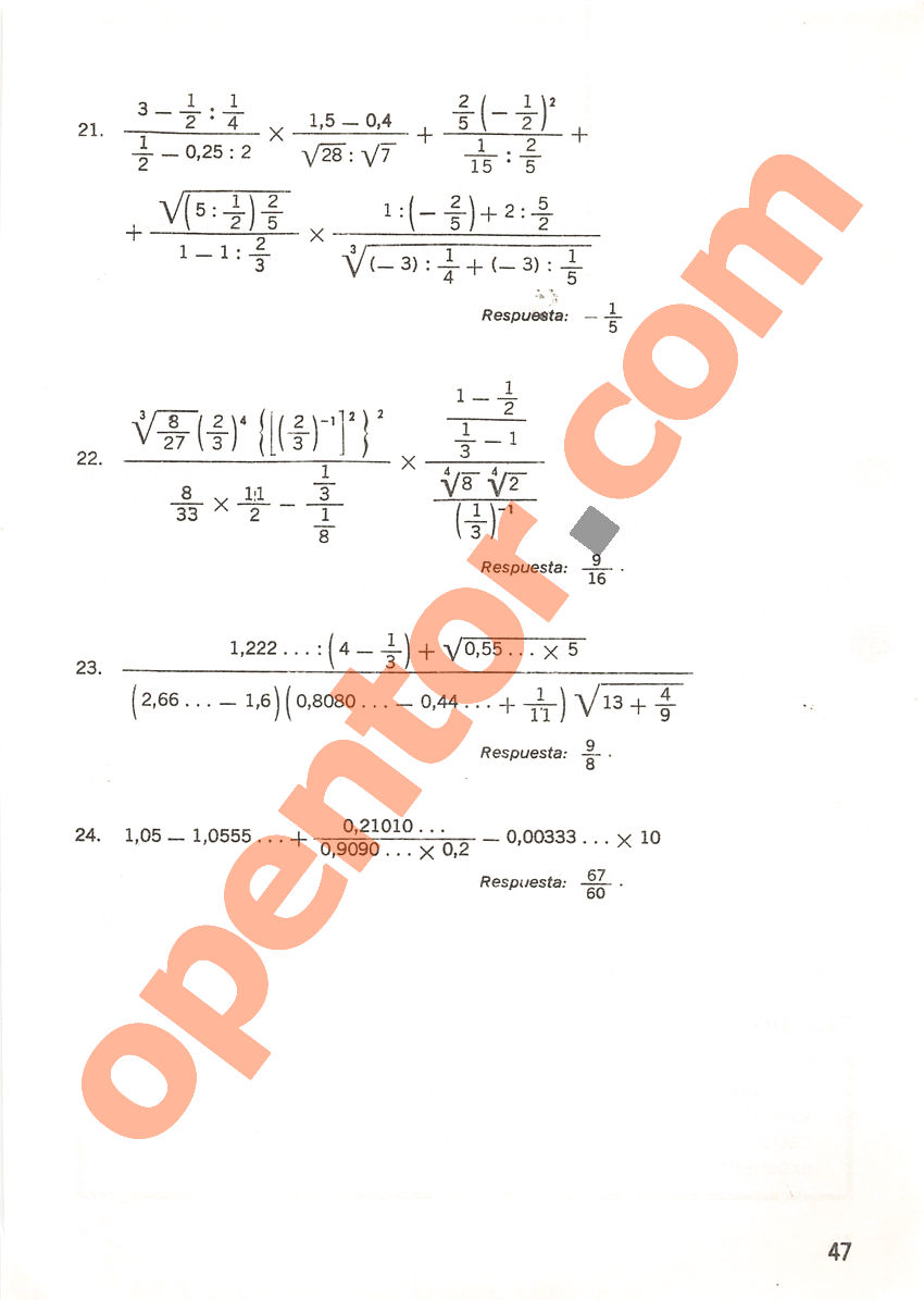 Aritmética de Repetto 3 - Página 47