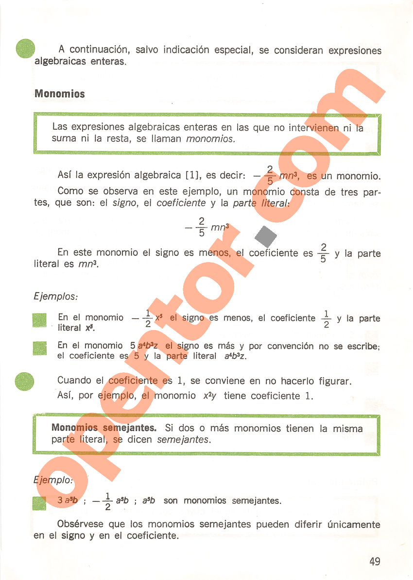 Aritmética de Repetto 3 - Página 49