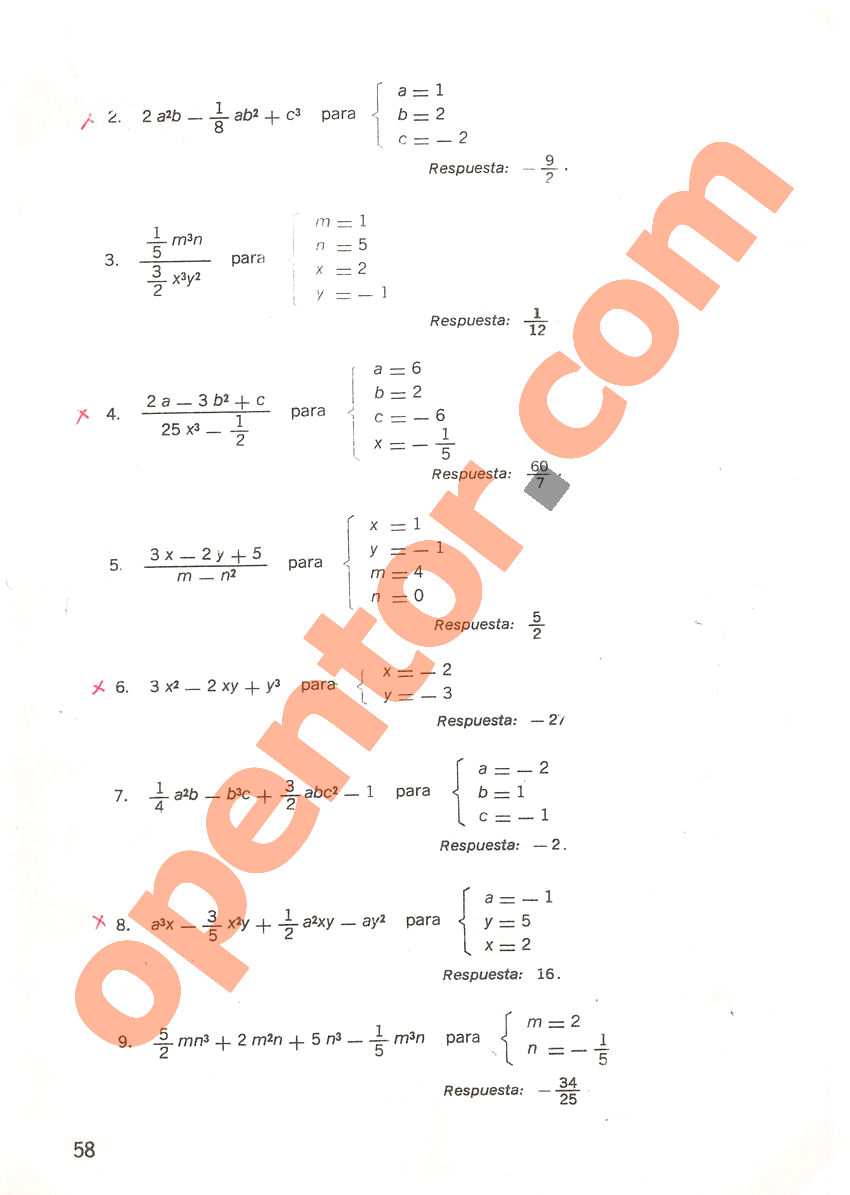 Aritmética de Repetto 3 - Página 58