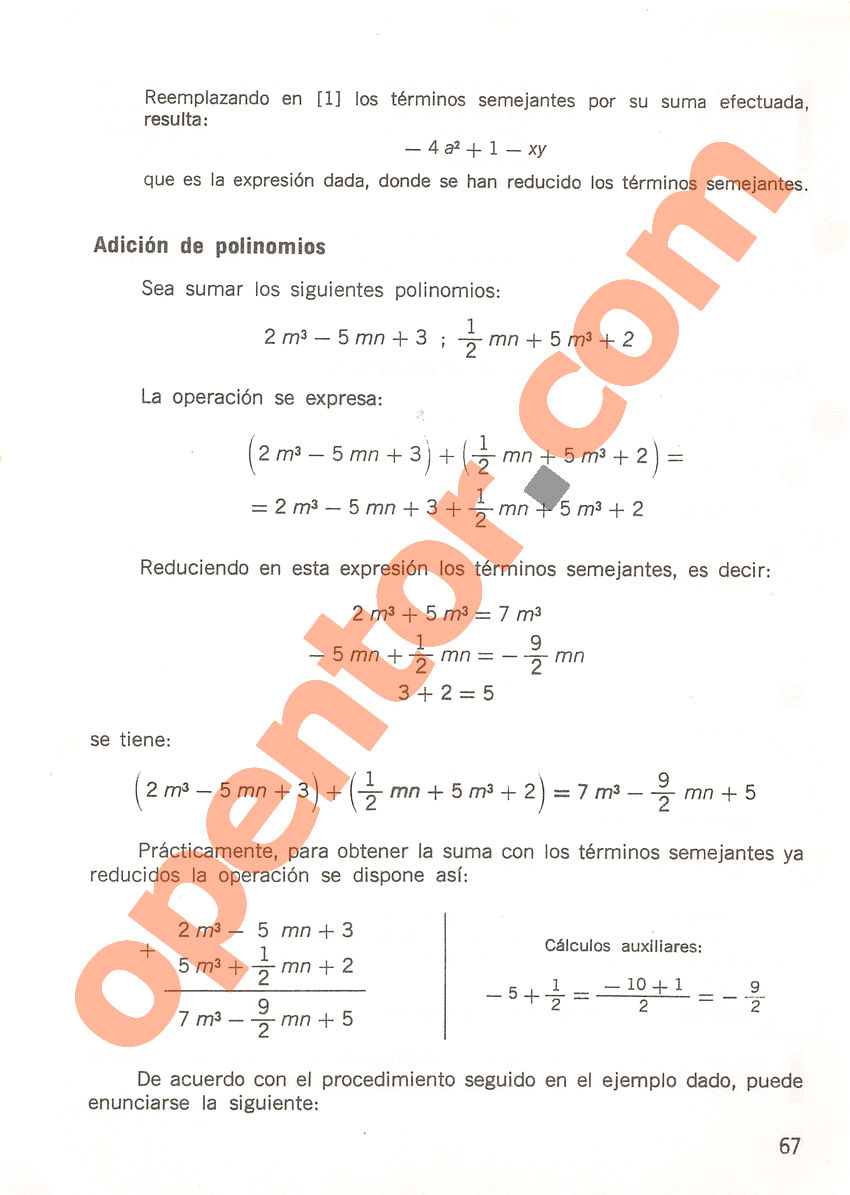 Aritmética de Repetto 3 - Página 67