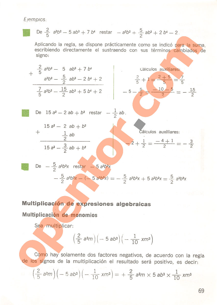 Aritmética de Repetto 3 - Página 69