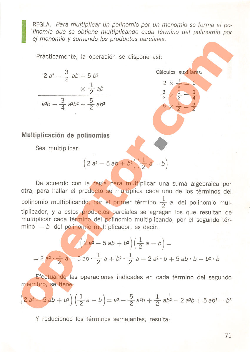 Aritmética de Repetto 3 - Página 71