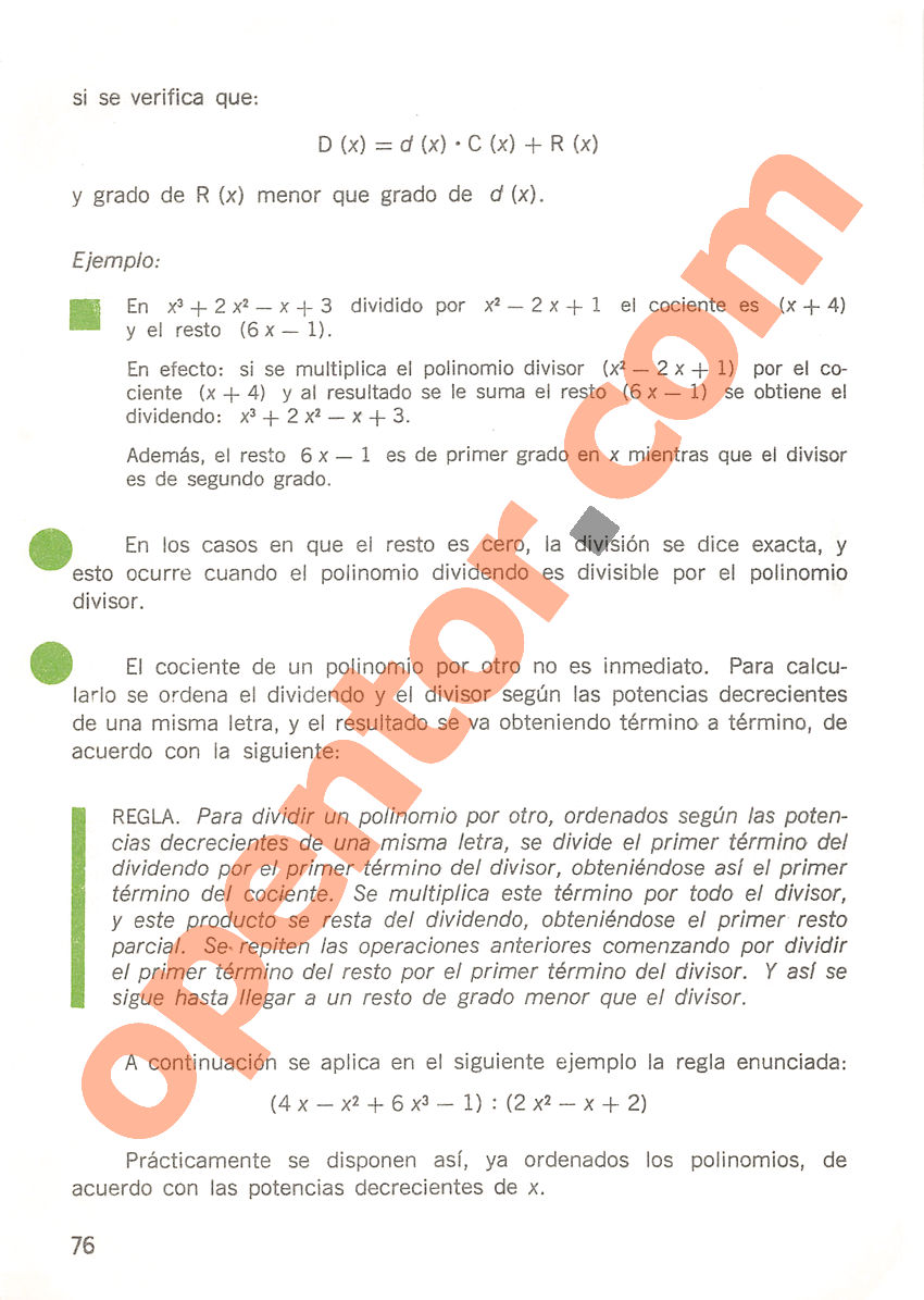 Aritmética de Repetto 3 - Página 76