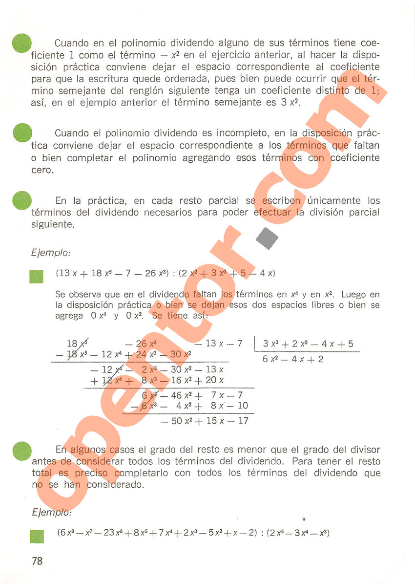 Aritmética de Repetto 3 - Página 78