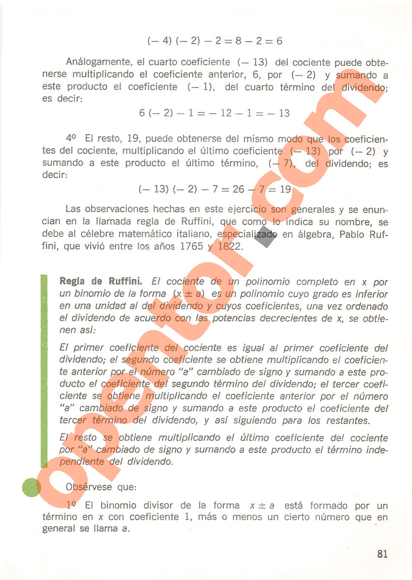 Aritmética de Repetto 3 - Página 81
