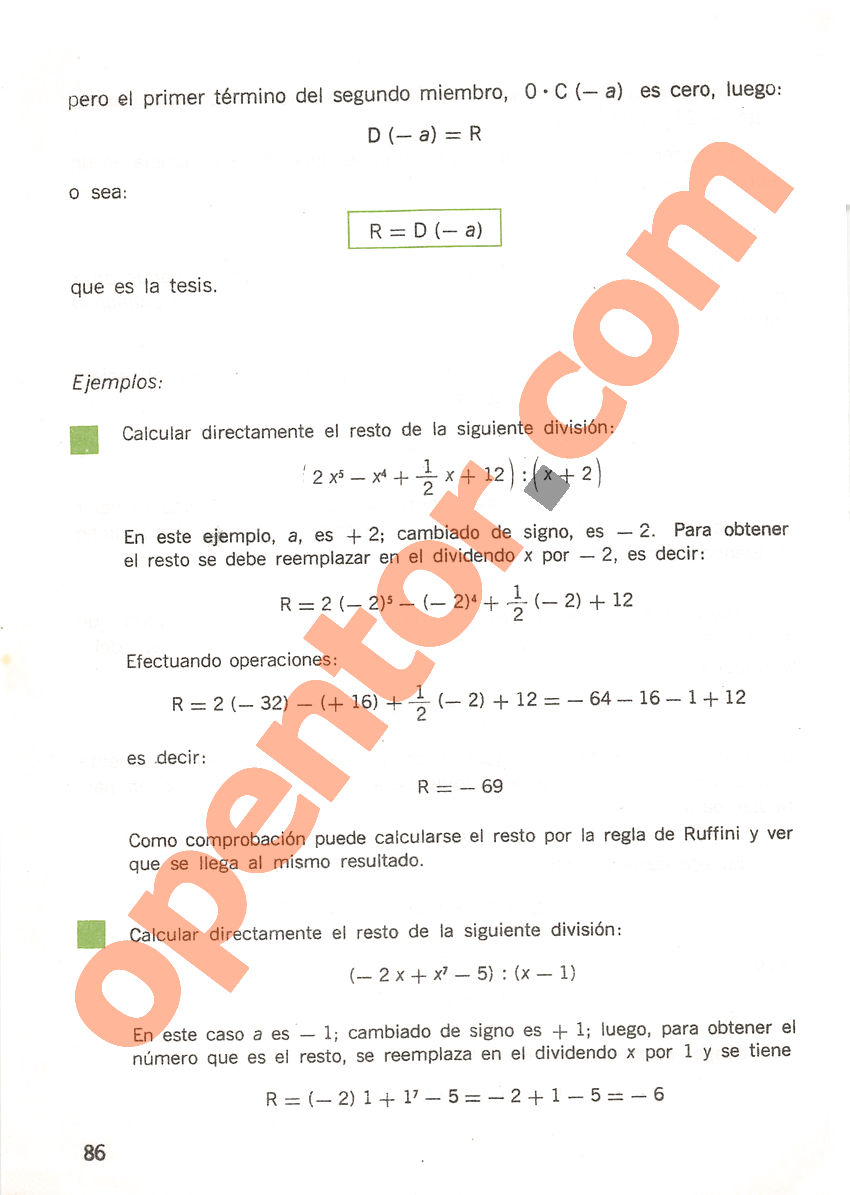 Aritmética de Repetto 3 - Página 86