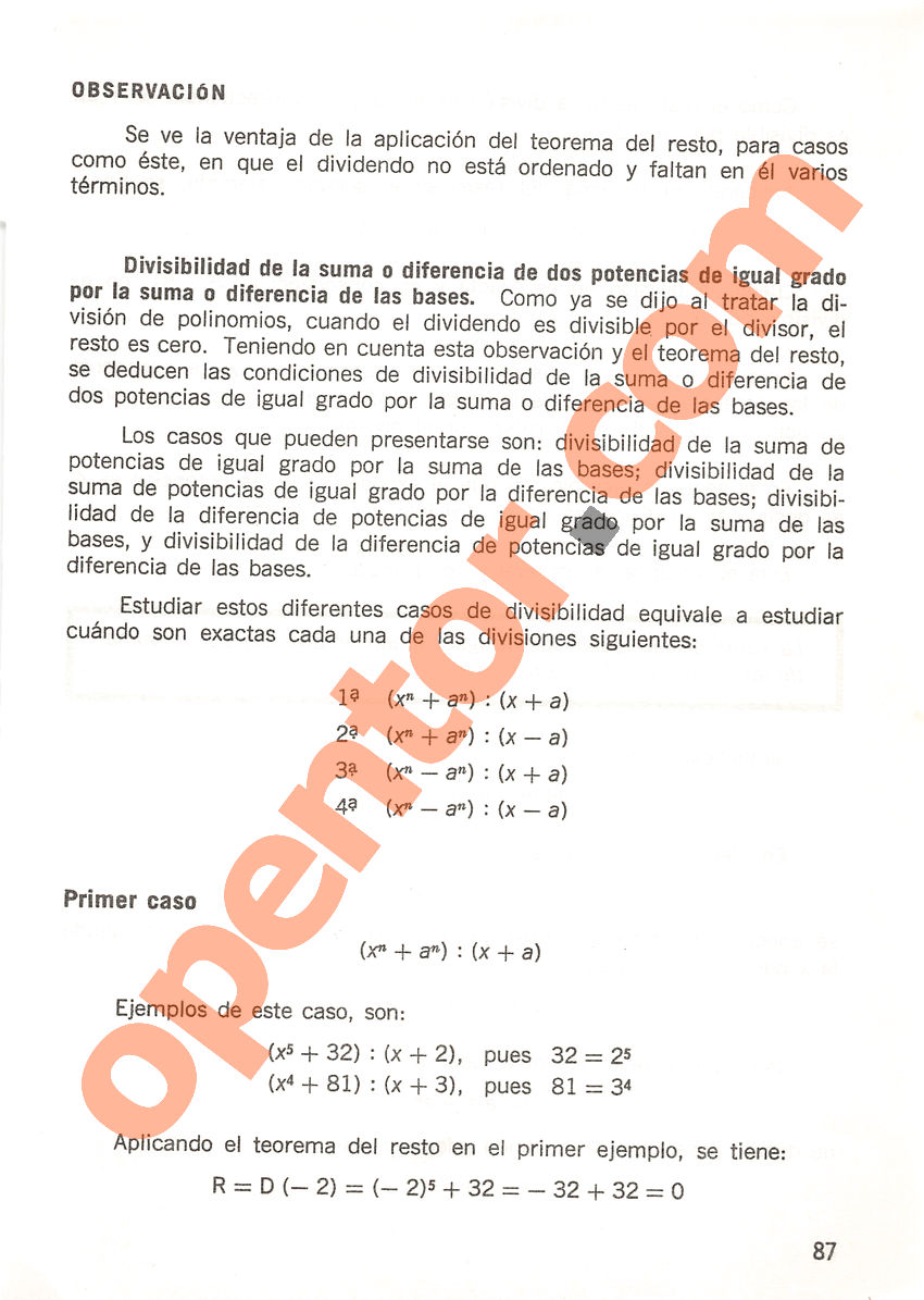 Aritmética de Repetto 3 - Página 87