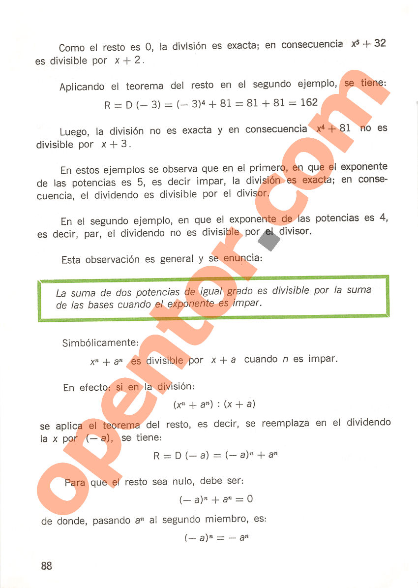 Aritmética de Repetto 3 - Página 88