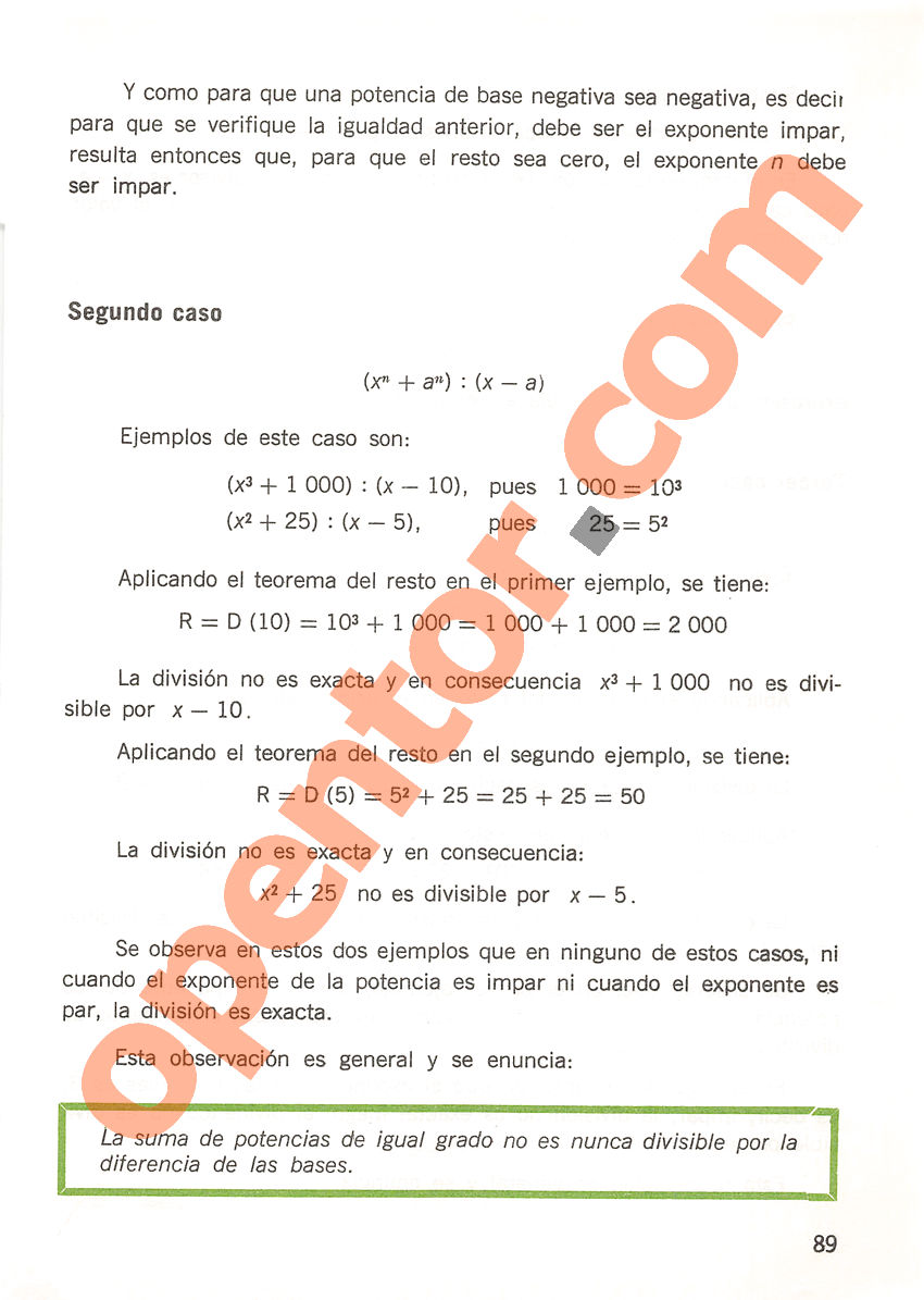 Aritmética de Repetto 3 - Página 89