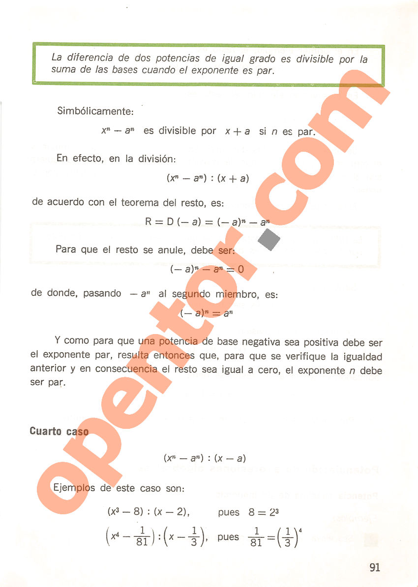 Aritmética de Repetto 3 - Página 91