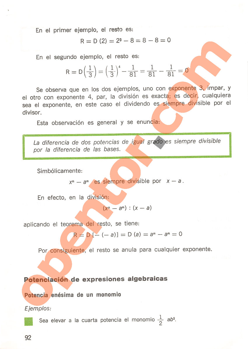Aritmética de Repetto 3 - Página 92