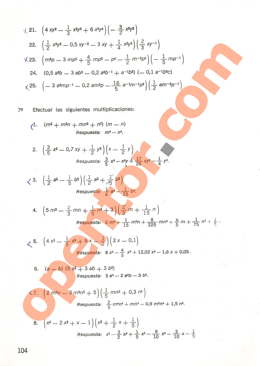 Aritmética de Repetto 3 - Página 104