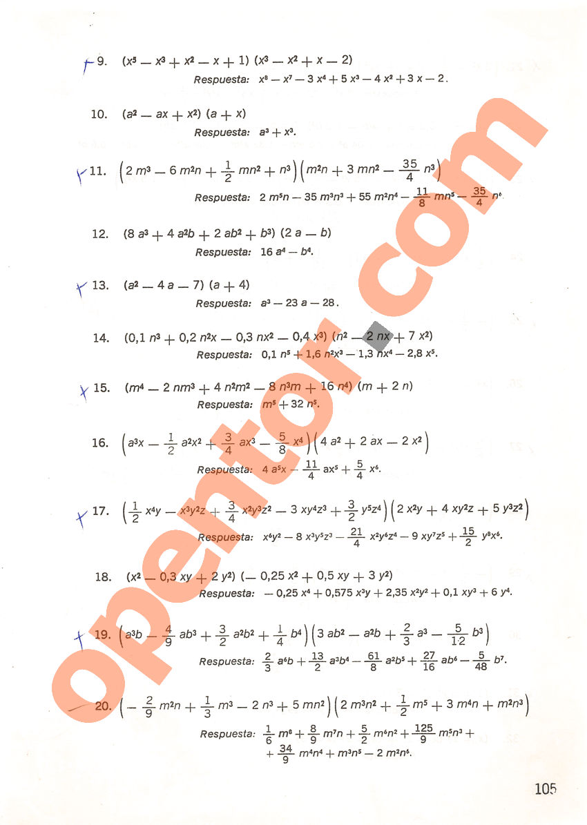 Aritmética de Repetto 3 - Página 105