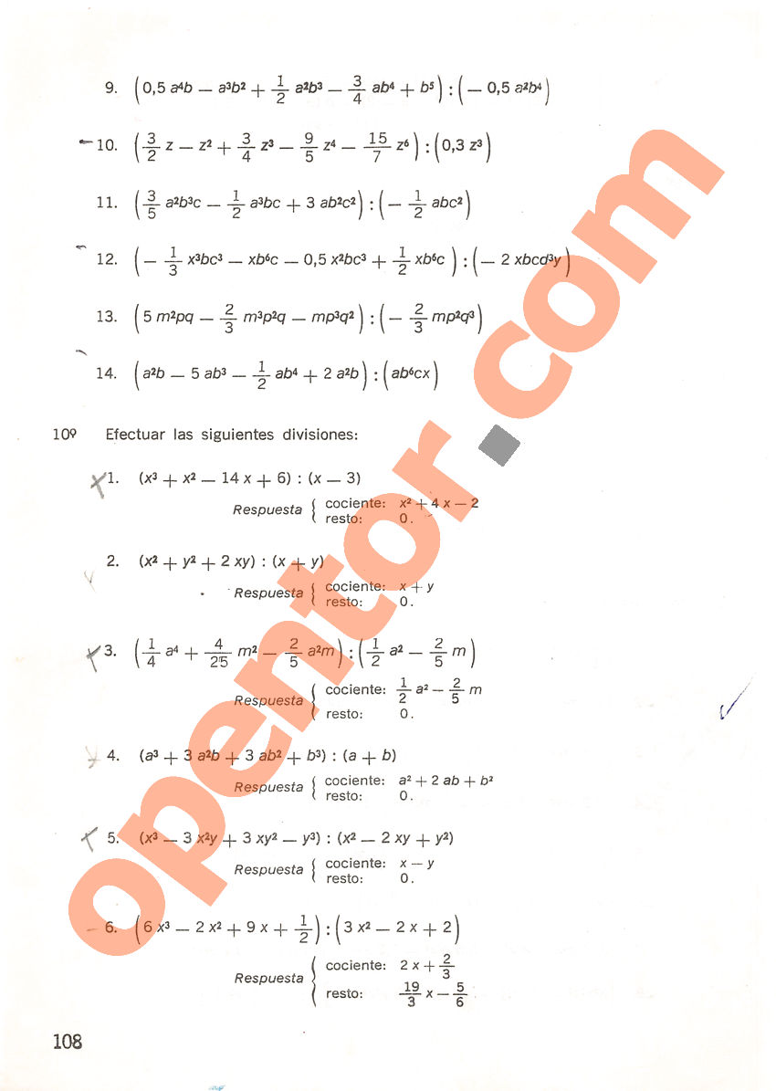 Aritmética de Repetto 3 - Página 108