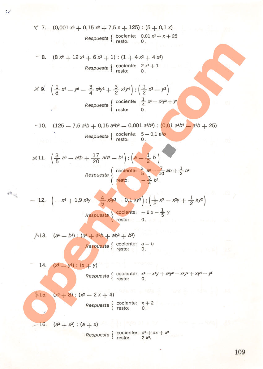 Aritmética de Repetto 3 - Página 109