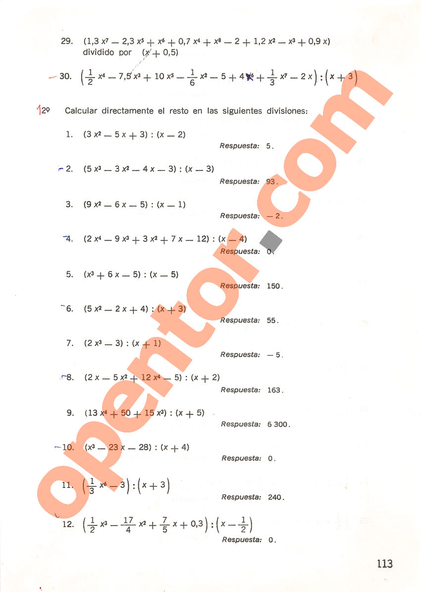 Aritmética de Repetto 3 - Página 113