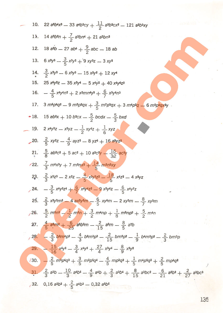 Aritmética de Repetto 3 - Página 135