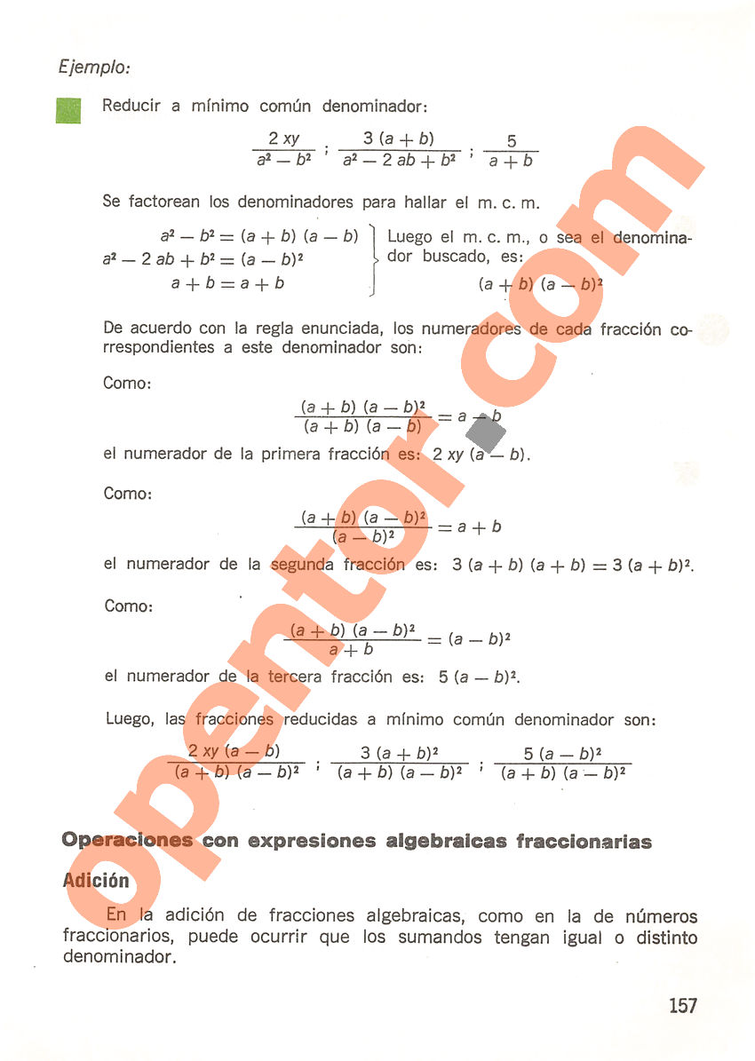 Aritmética de Repetto 3 - Página 157