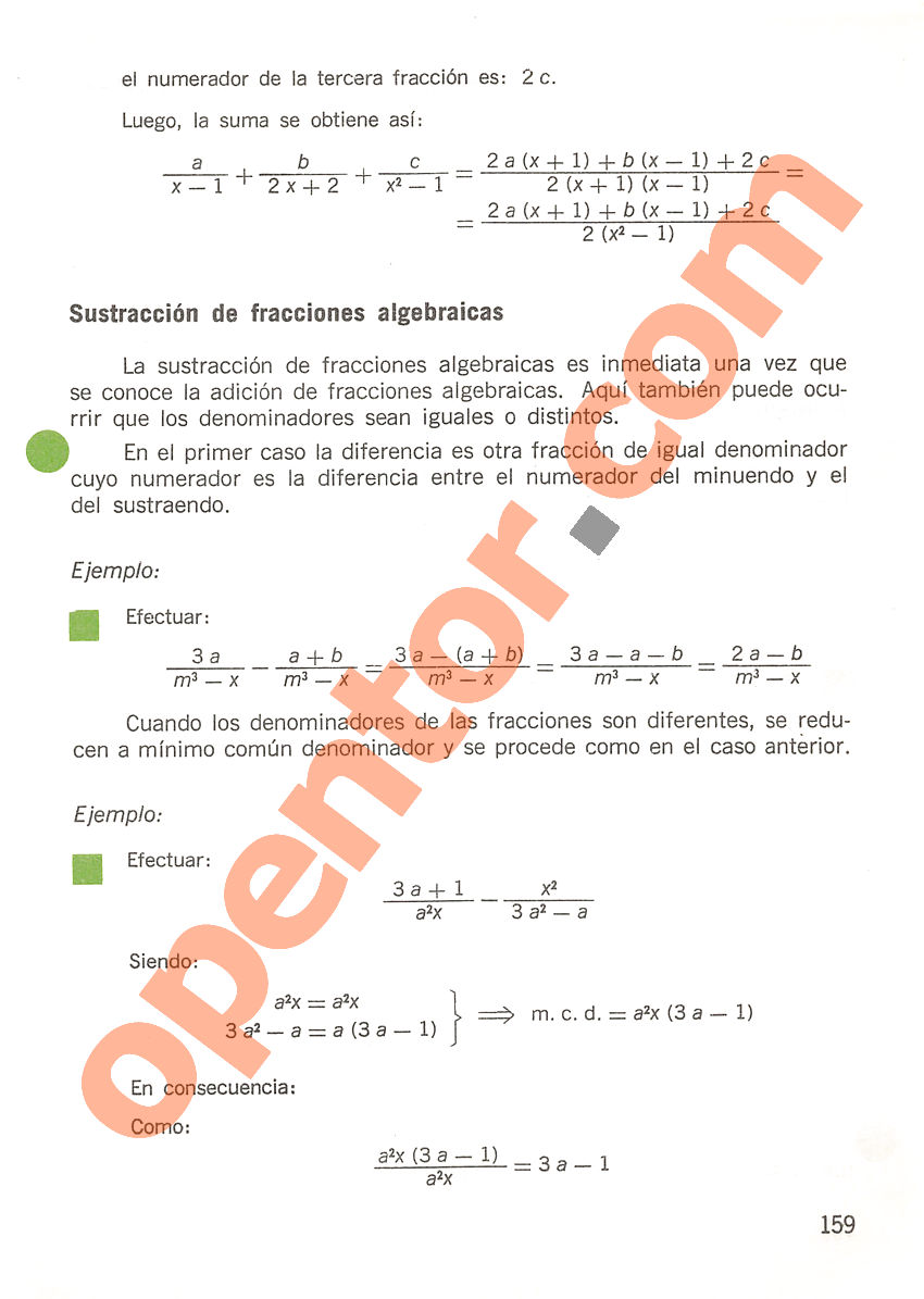 Aritmética de Repetto 3 - Página 159