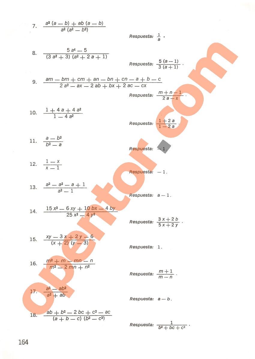 Aritmética de Repetto 3 - Página 164