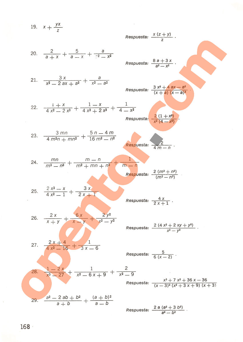 Aritmética de Repetto 3 - Página 168
