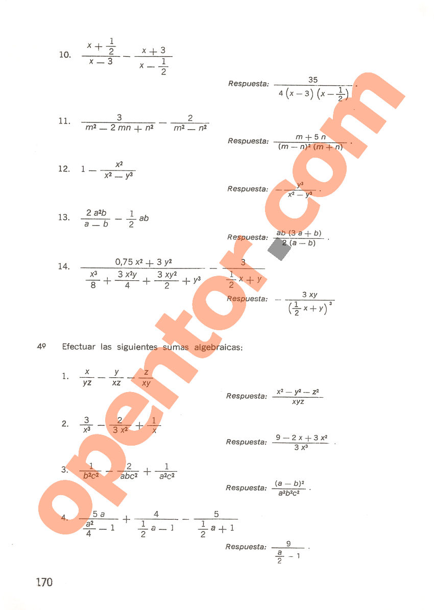Aritmética de Repetto 3 - Página 170