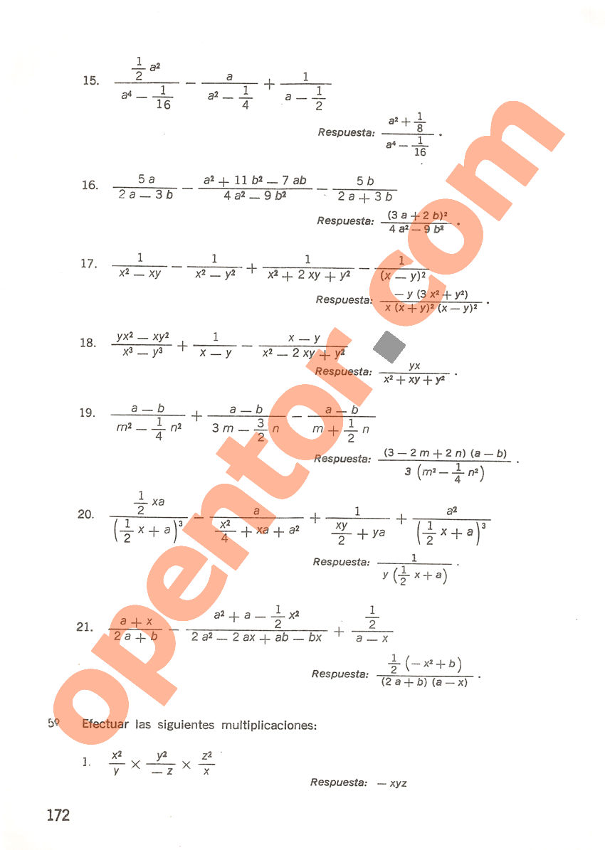Aritmética de Repetto 3 - Página 172