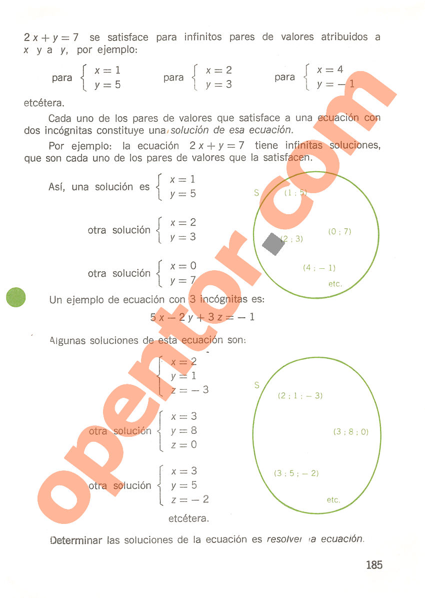 Aritmética de Repetto 3 - Página 185