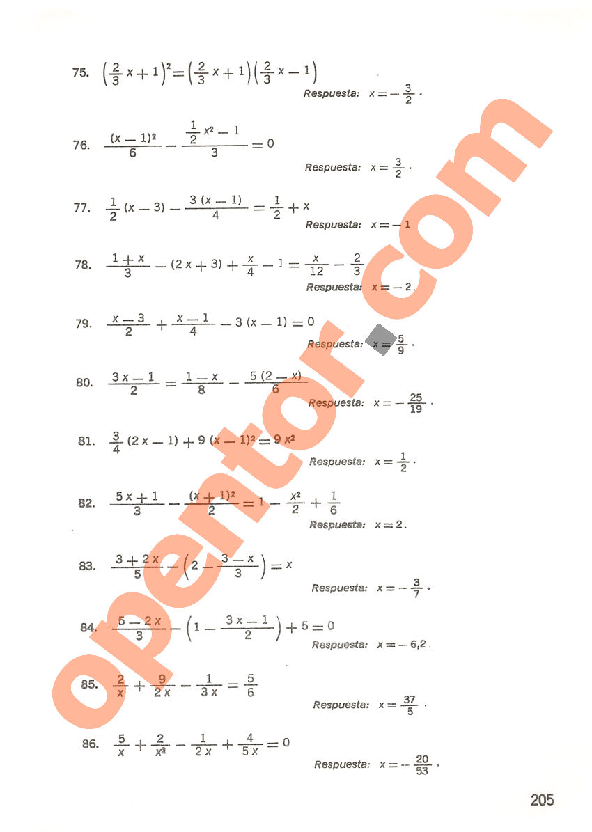 Aritmética de Repetto 3 - Página 205