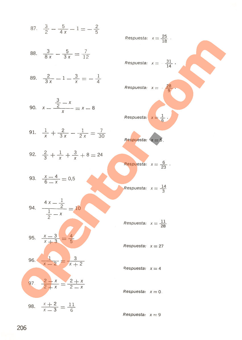 Aritmética de Repetto 3 - Página 206