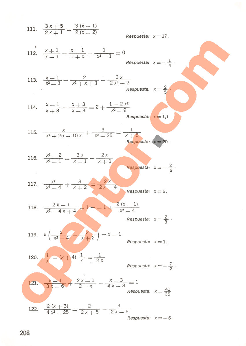 Aritmética de Repetto 3 - Página 208