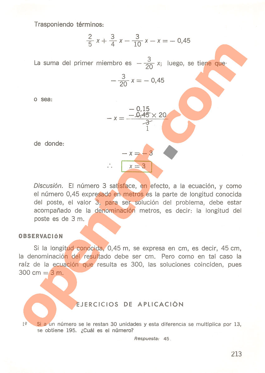 Aritmética de Repetto 3 - Página 213