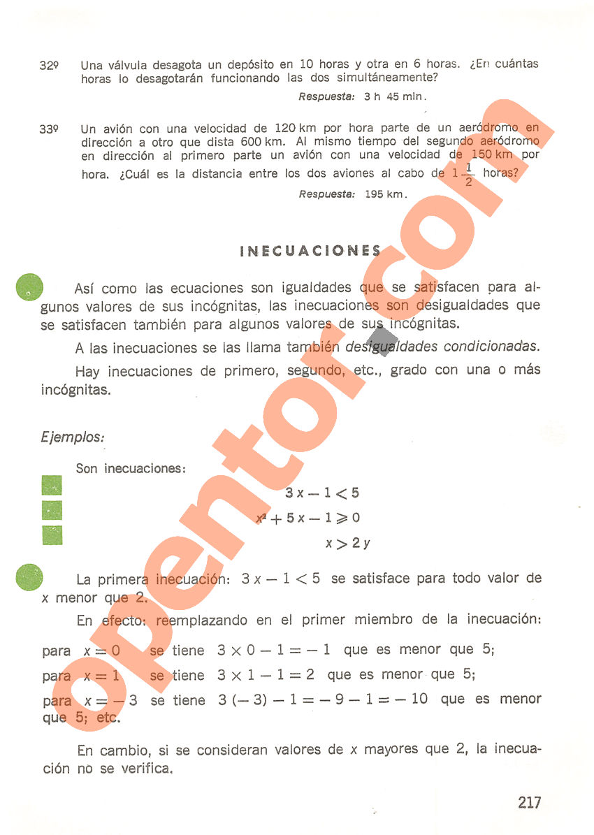 Aritmética de Repetto 3 - Página 217