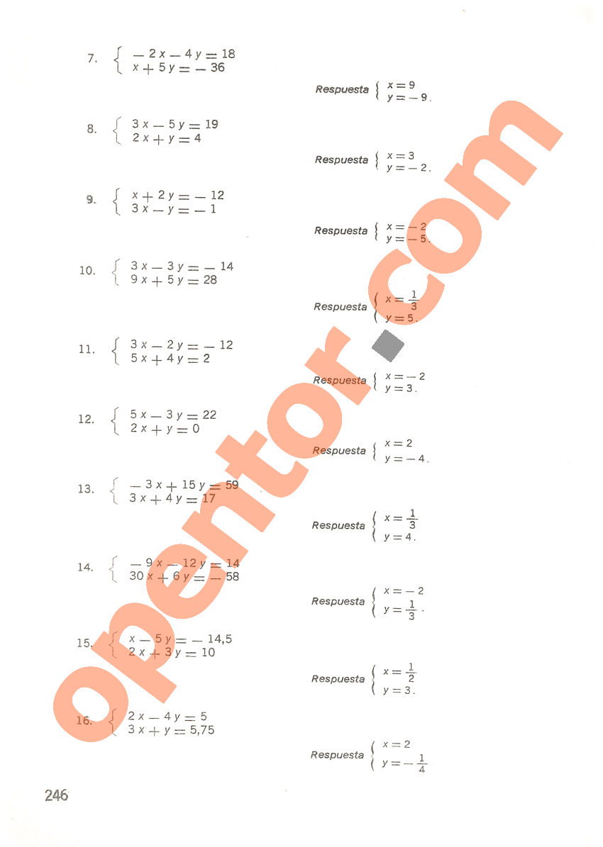 Aritmética de Repetto 3 - Página 246