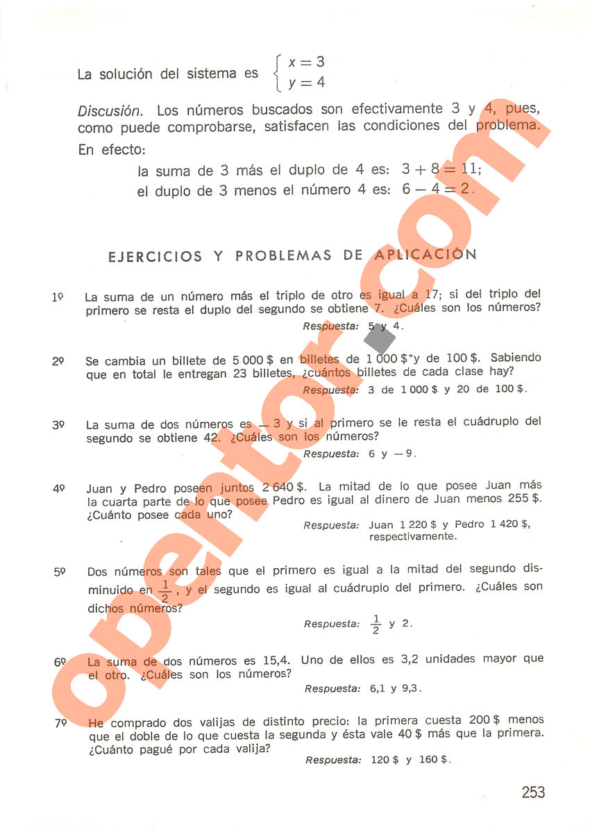 Aritmética de Repetto 3 - Página 253