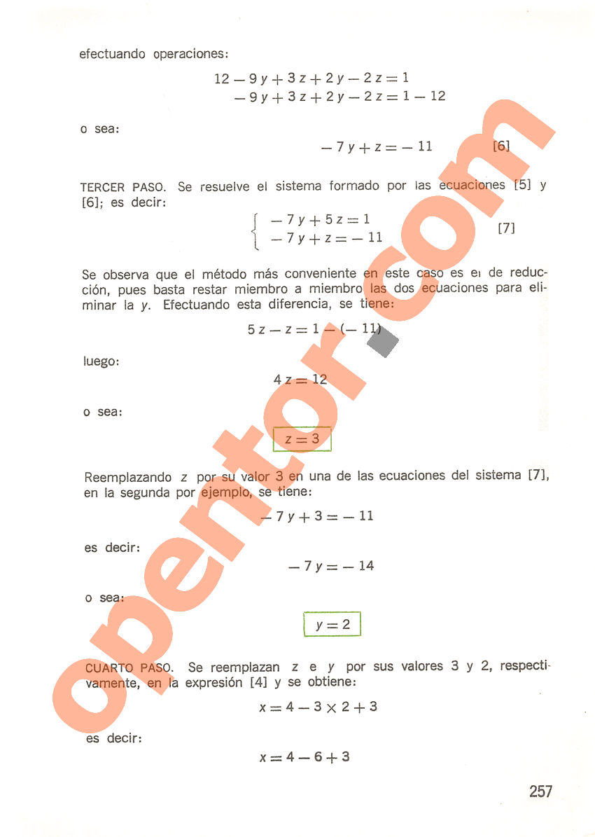 Aritmética de Repetto 3 - Página 257