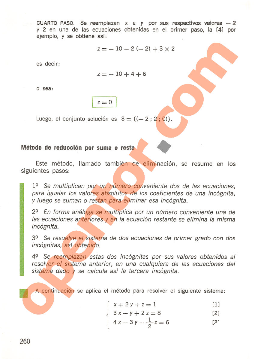 Aritmética de Repetto 3 - Página 260