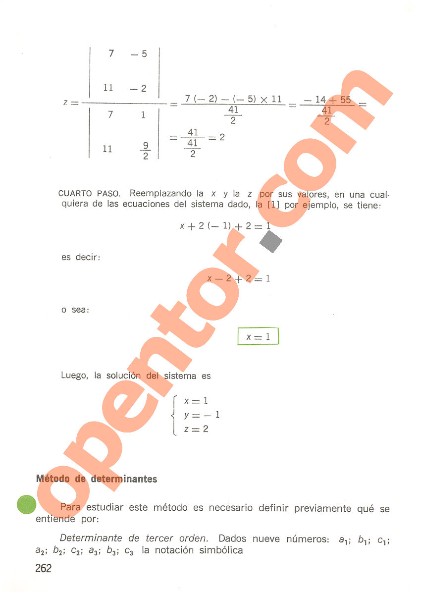 Aritmética de Repetto 3 - Página 262