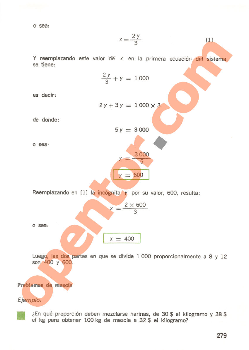 Aritmética de Repetto 3 - Página 279
