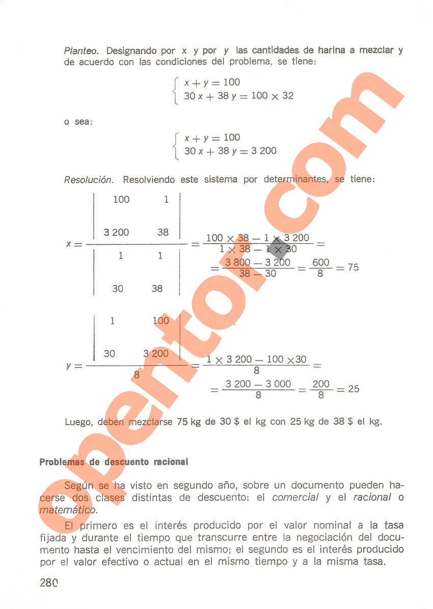 Aritmética de Repetto 3 - Página 280
