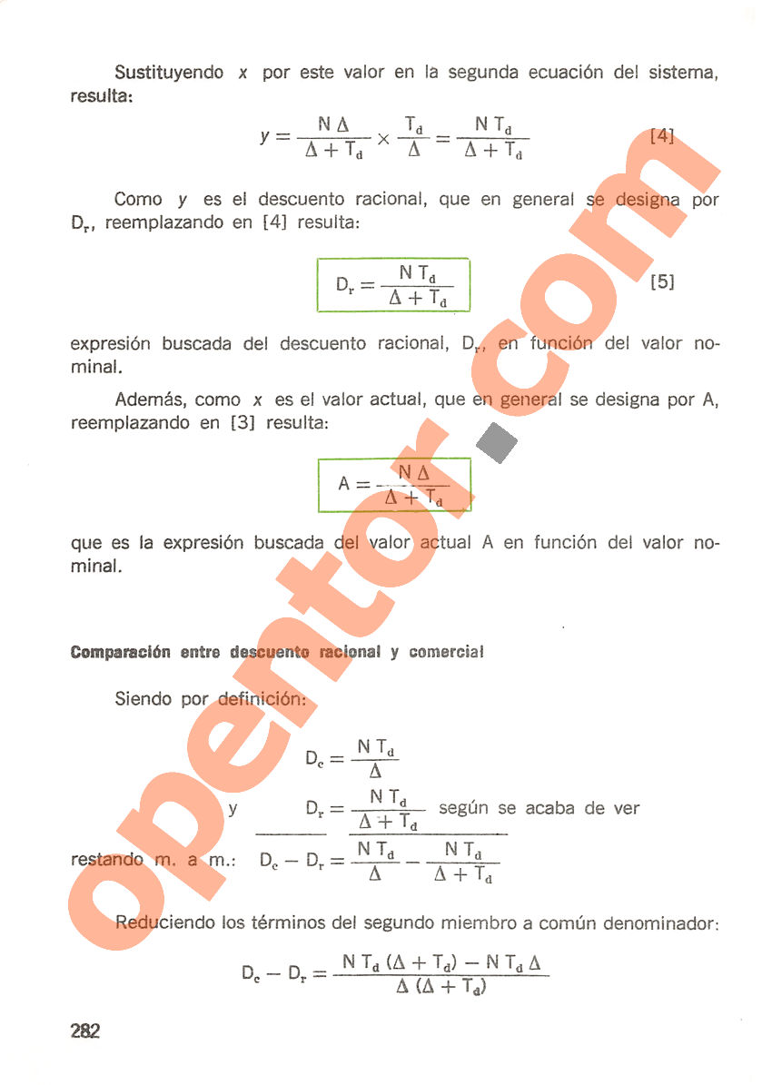 Aritmética de Repetto 3 - Página 282