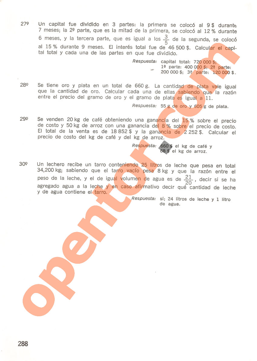 Aritmética de Repetto 3 - Página 288