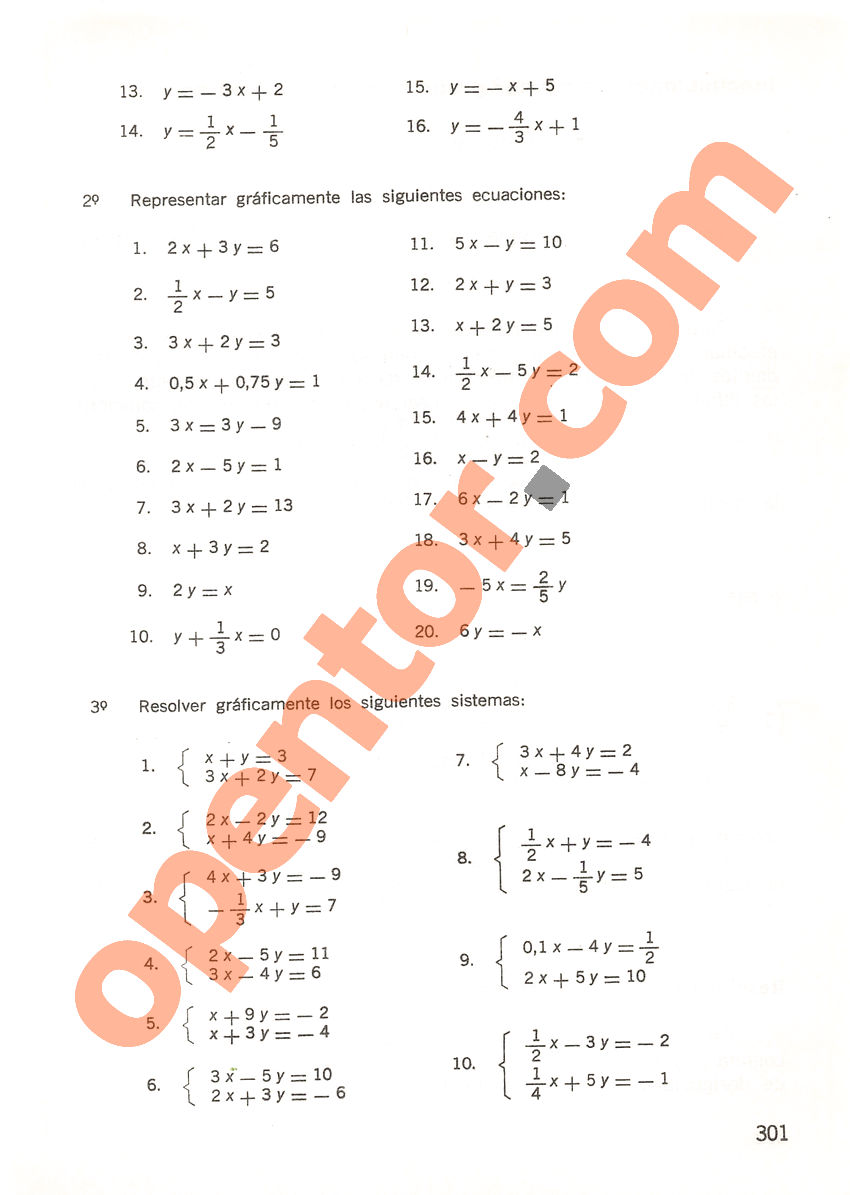 Aritmética de Repetto 3 - Página 301