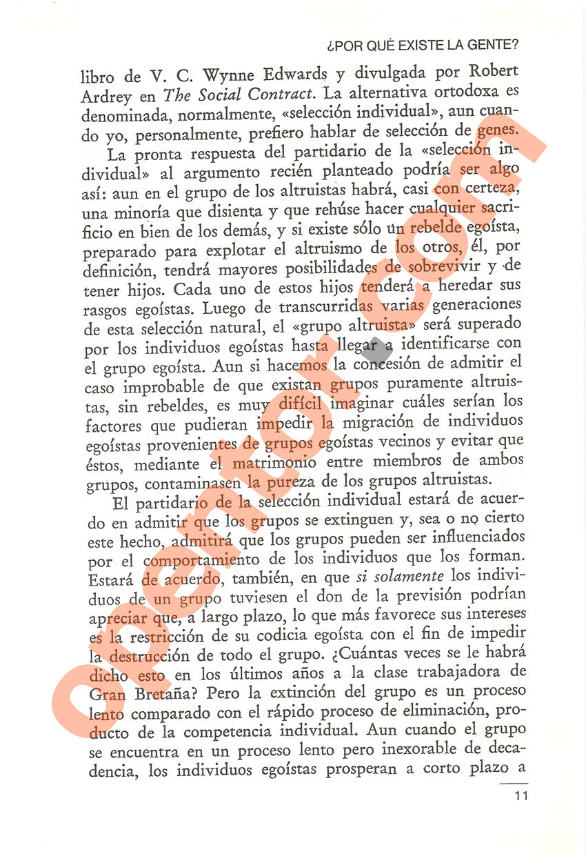 El gen egoísta de Richard Dawkins - Página 11