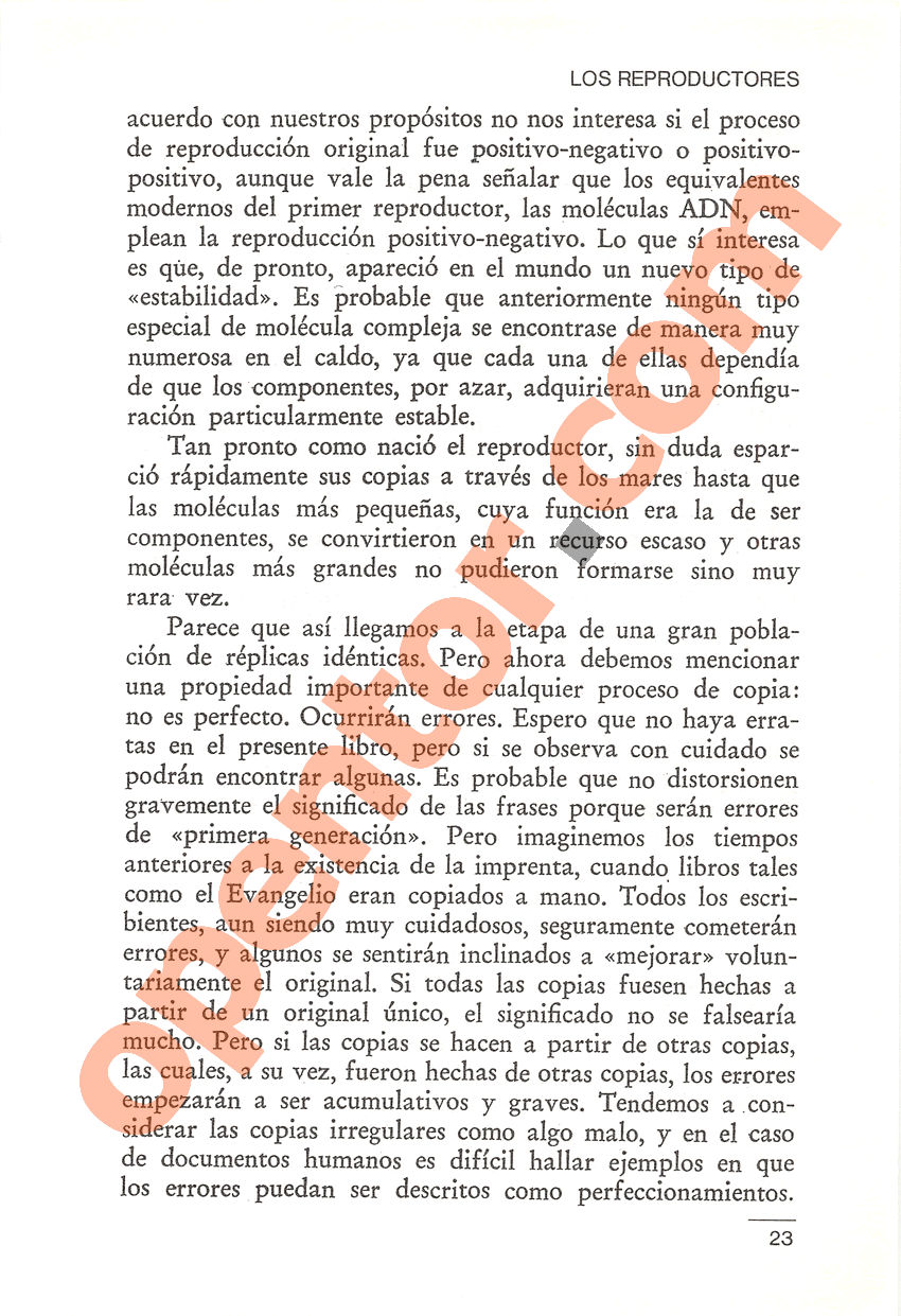 El gen egoísta de Richard Dawkins - Página 23